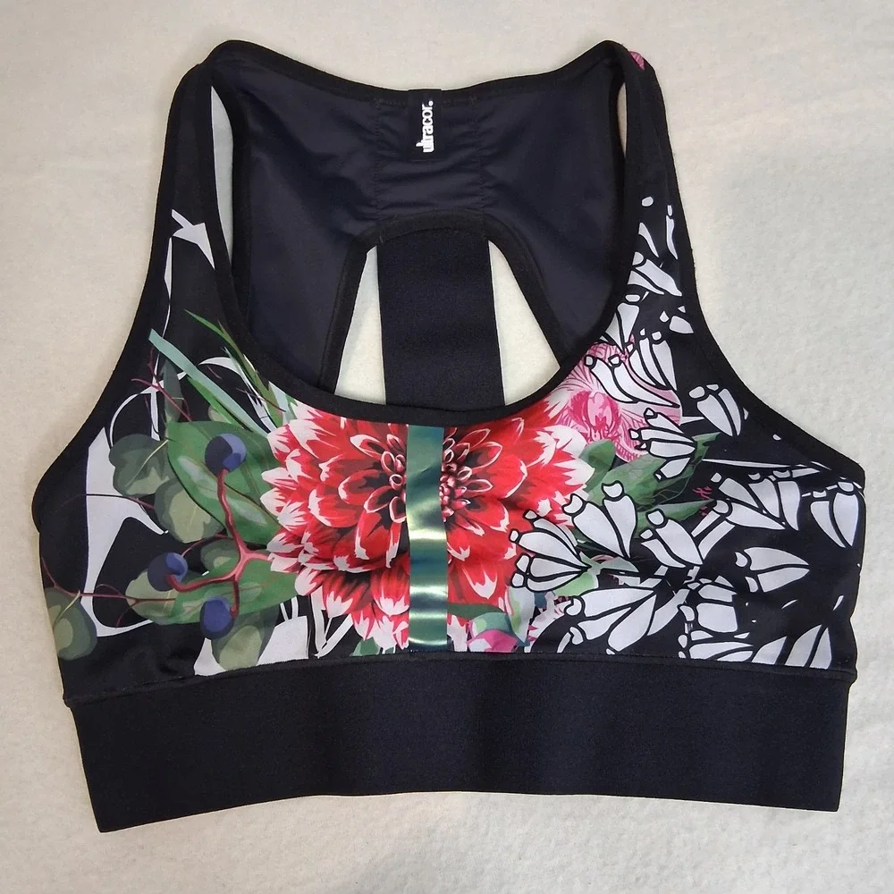 Ultracor Flores Luna Sports Bra Top Bundle (2)‎ XS Sporty Athleisure Streetwear - Picture 2 of 11